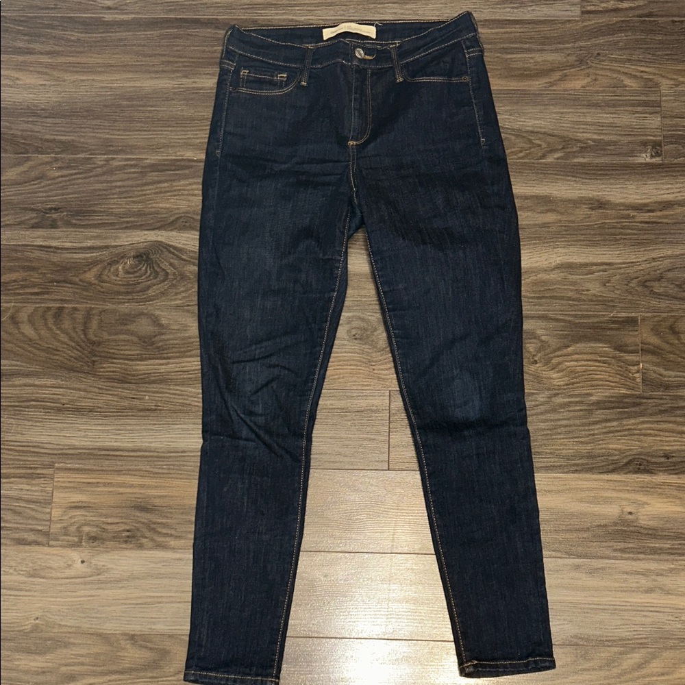 GAP High Rise Dark Indigo True Skinny Jeans